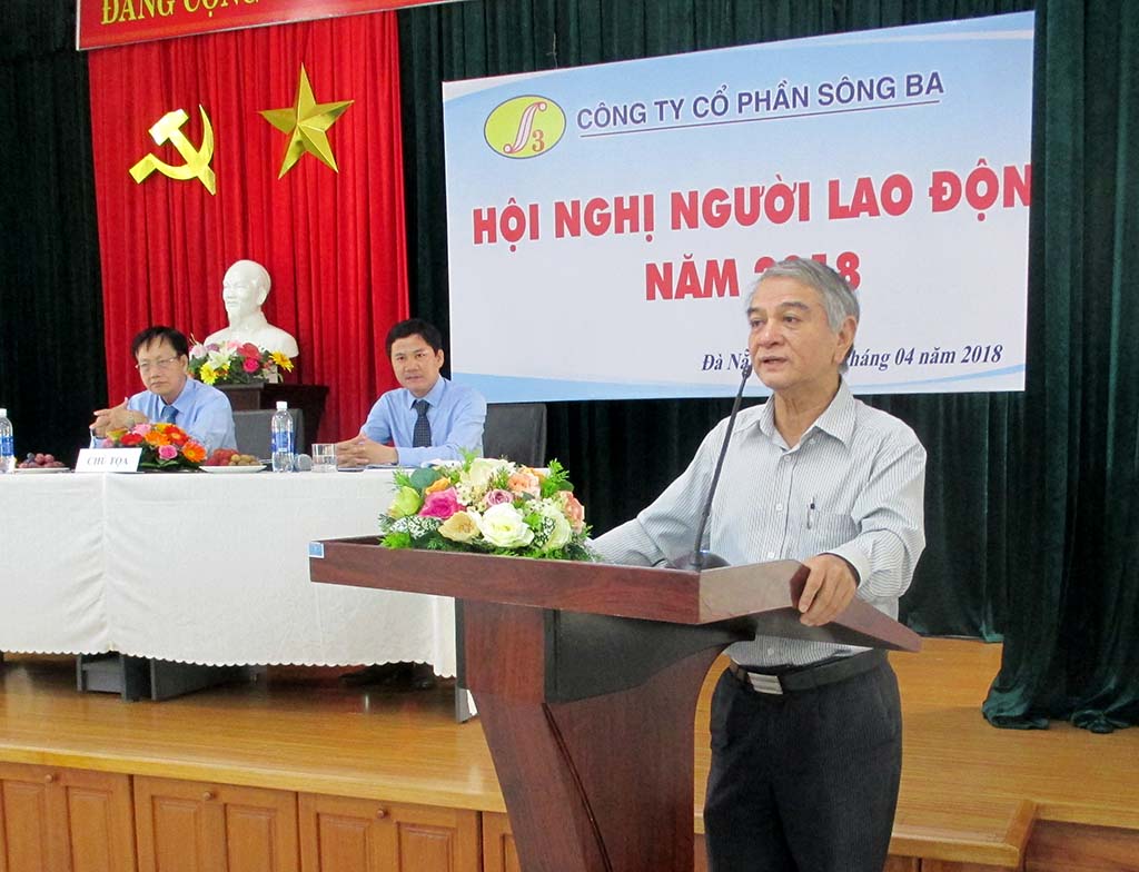 Ông Thái Văn Thắng - Phó Chủ tịch Hội đồng quản trị phát biểu