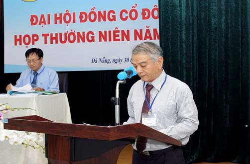 Ông Thái Văn Thắng - Chủ tọa phát biểu kết thúc phiên họp