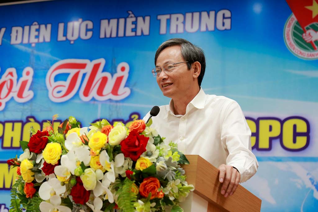 Ông Trần Đình Nhân Chủ tịch kiêm Tổng giám đốc EVNCPCphát biểu chỉ đạo tại Lễ Khai mạc