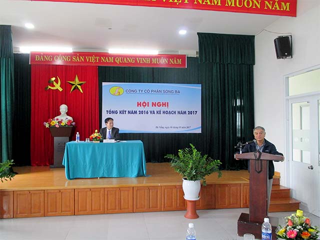 Ông Thái Văn Thắng - Phó Chủ tịch HĐQT phát biểu tại Hội nghị